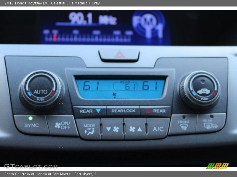 Celestial Blue Metallic / Gray 2013 Honda Odyssey EX