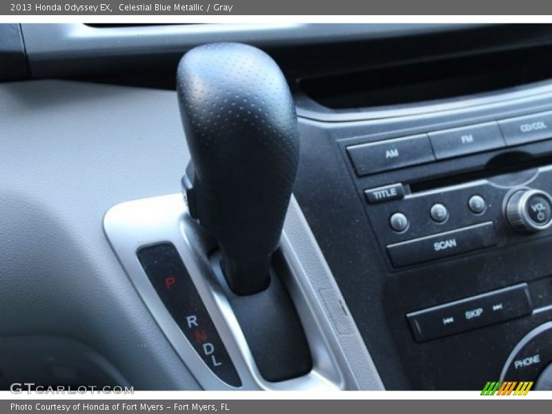 Celestial Blue Metallic / Gray 2013 Honda Odyssey EX