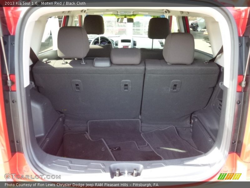Molten Red / Black Cloth 2013 Kia Soul 1.6