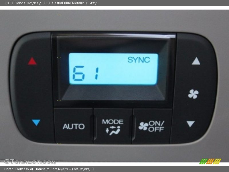 Celestial Blue Metallic / Gray 2013 Honda Odyssey EX