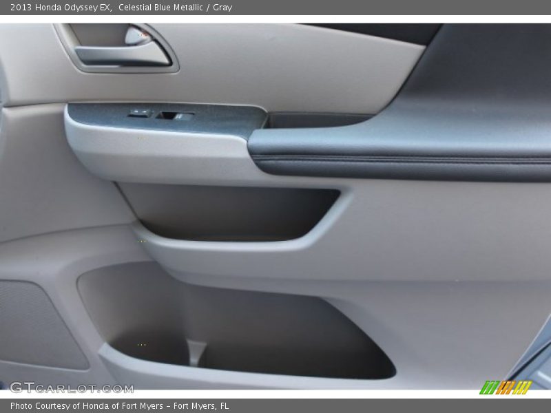 Celestial Blue Metallic / Gray 2013 Honda Odyssey EX