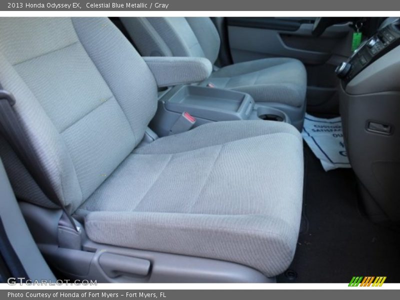 Celestial Blue Metallic / Gray 2013 Honda Odyssey EX