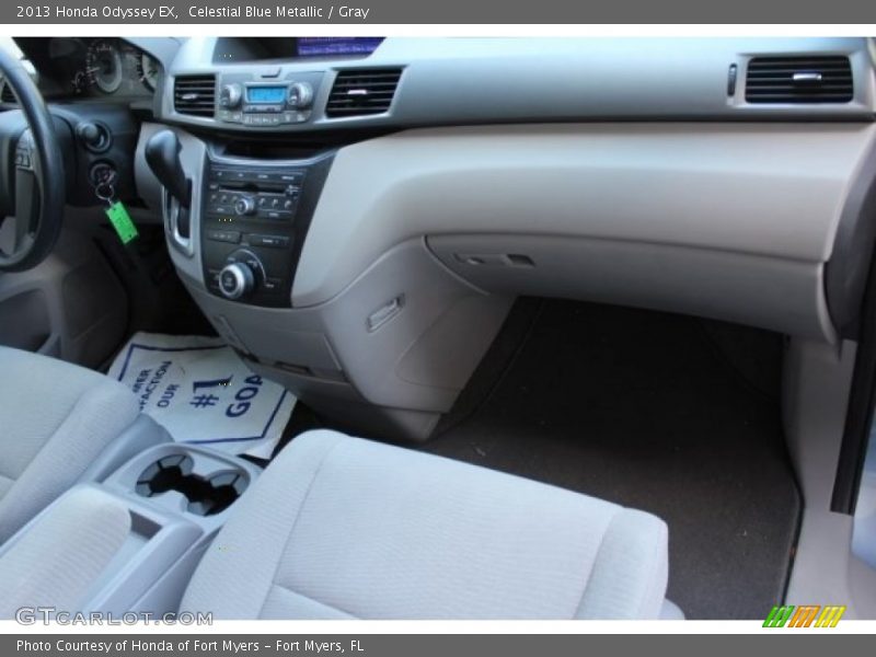 Celestial Blue Metallic / Gray 2013 Honda Odyssey EX