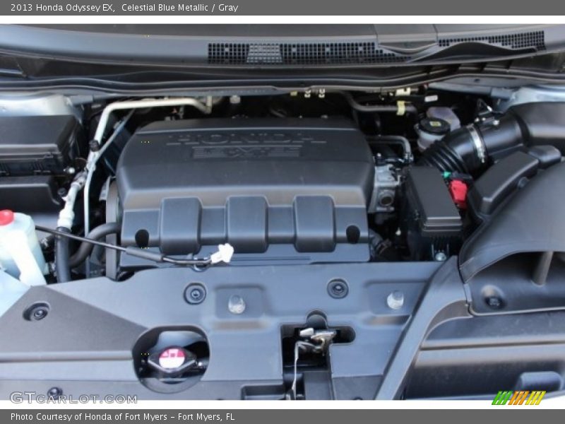 Celestial Blue Metallic / Gray 2013 Honda Odyssey EX
