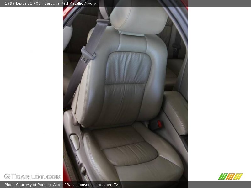 Baroque Red Metallic / Ivory 1999 Lexus SC 400