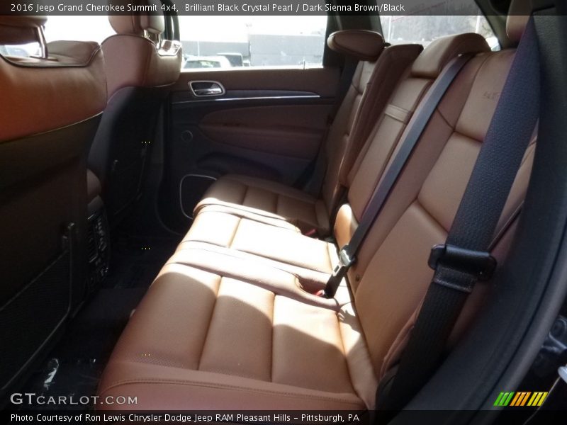 Brilliant Black Crystal Pearl / Dark Sienna Brown/Black 2016 Jeep Grand Cherokee Summit 4x4