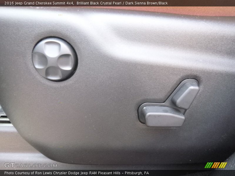 Brilliant Black Crystal Pearl / Dark Sienna Brown/Black 2016 Jeep Grand Cherokee Summit 4x4