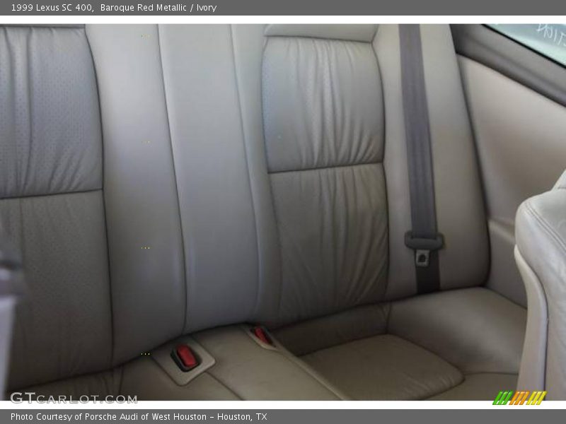 Baroque Red Metallic / Ivory 1999 Lexus SC 400