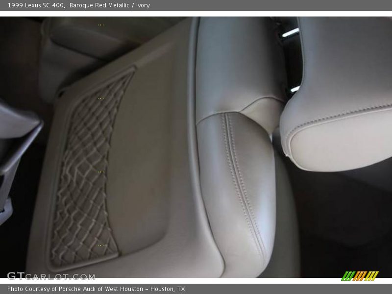 Baroque Red Metallic / Ivory 1999 Lexus SC 400