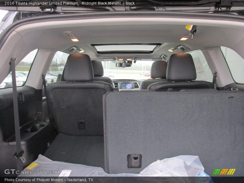 Midnight Black Metallic / Black 2016 Toyota Highlander Limited Platinum