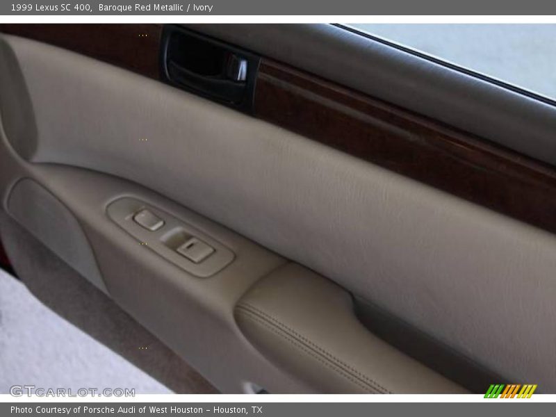 Baroque Red Metallic / Ivory 1999 Lexus SC 400
