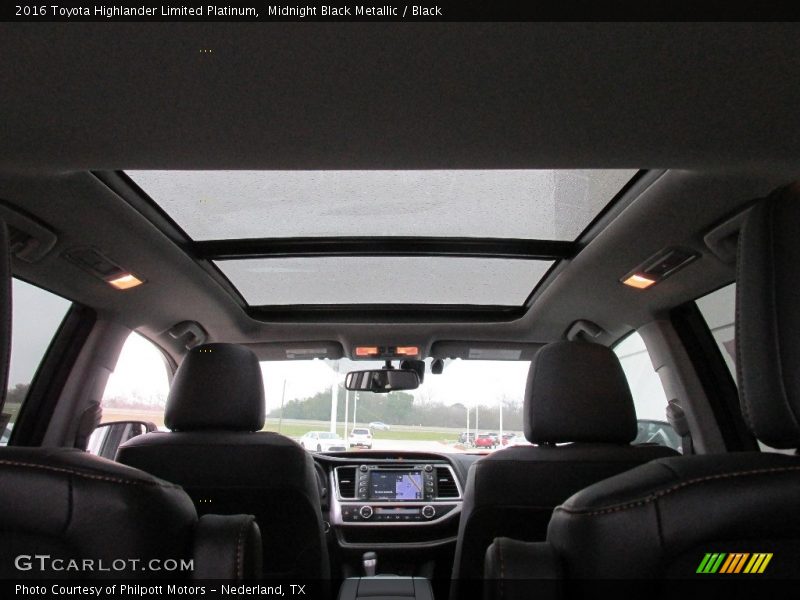 Midnight Black Metallic / Black 2016 Toyota Highlander Limited Platinum