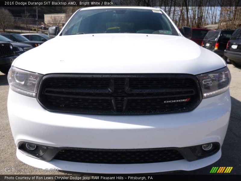 Bright White / Black 2016 Dodge Durango SXT Blacktop AWD