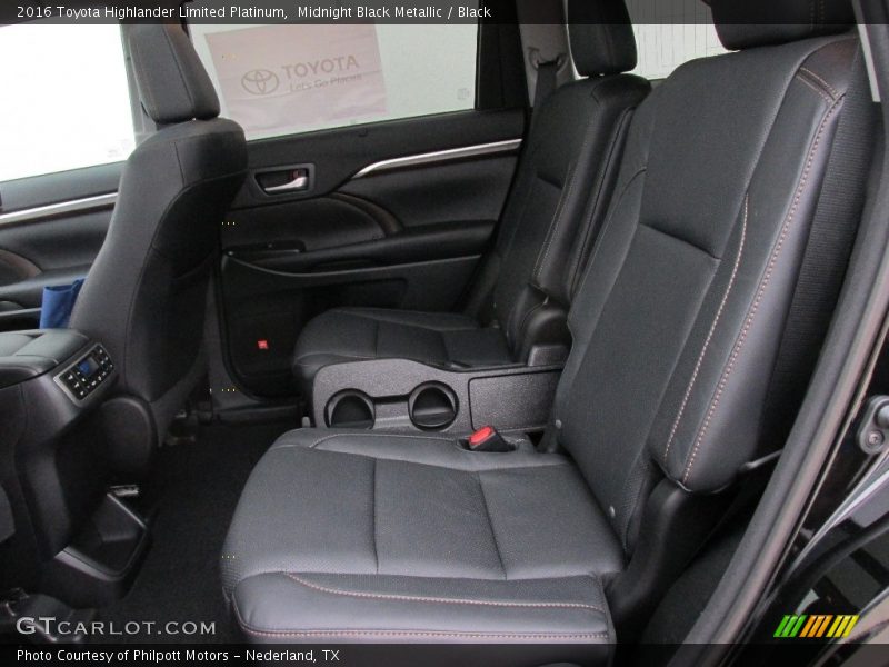 Midnight Black Metallic / Black 2016 Toyota Highlander Limited Platinum
