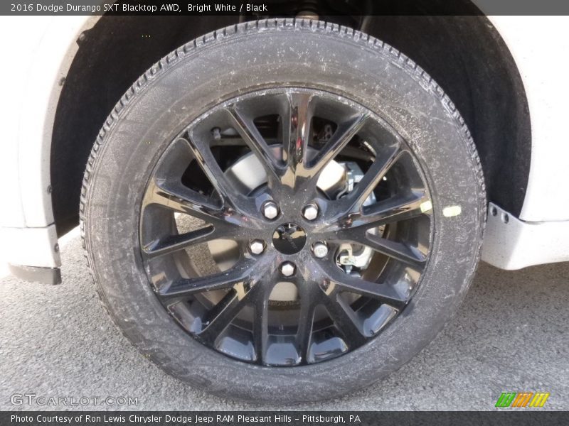 Bright White / Black 2016 Dodge Durango SXT Blacktop AWD