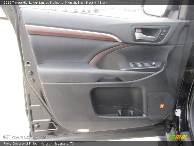 Midnight Black Metallic / Black 2016 Toyota Highlander Limited Platinum