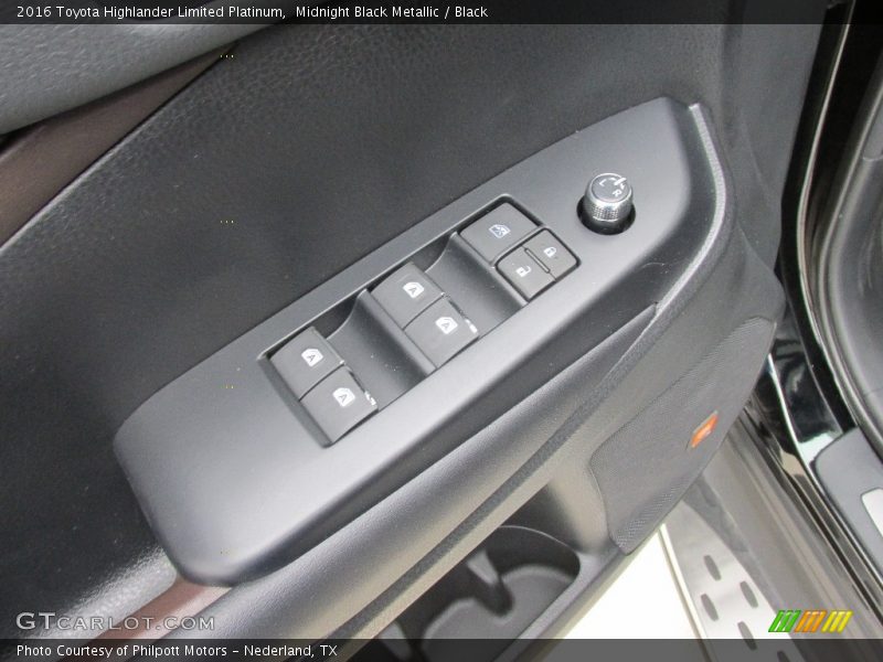 Midnight Black Metallic / Black 2016 Toyota Highlander Limited Platinum