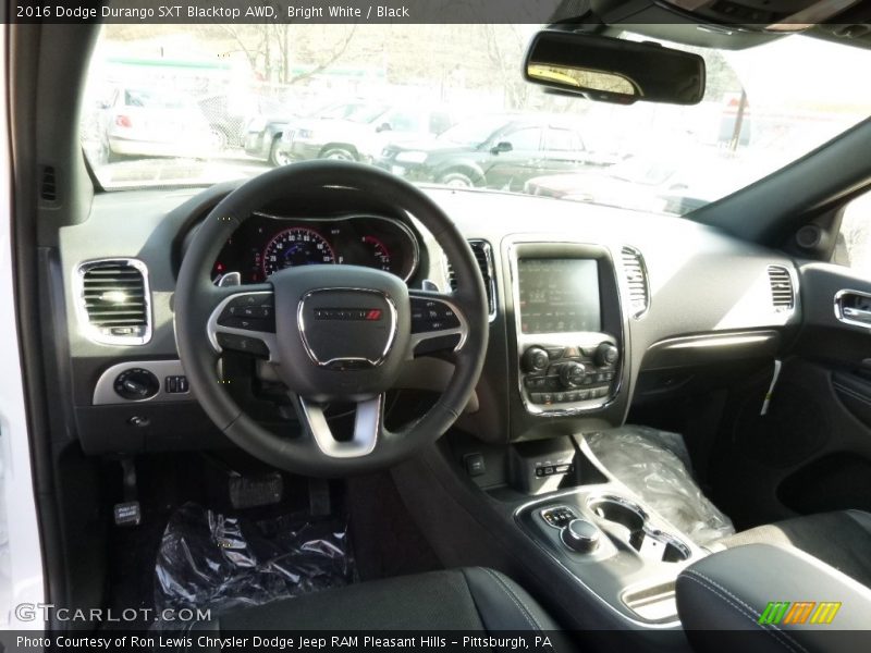 Bright White / Black 2016 Dodge Durango SXT Blacktop AWD