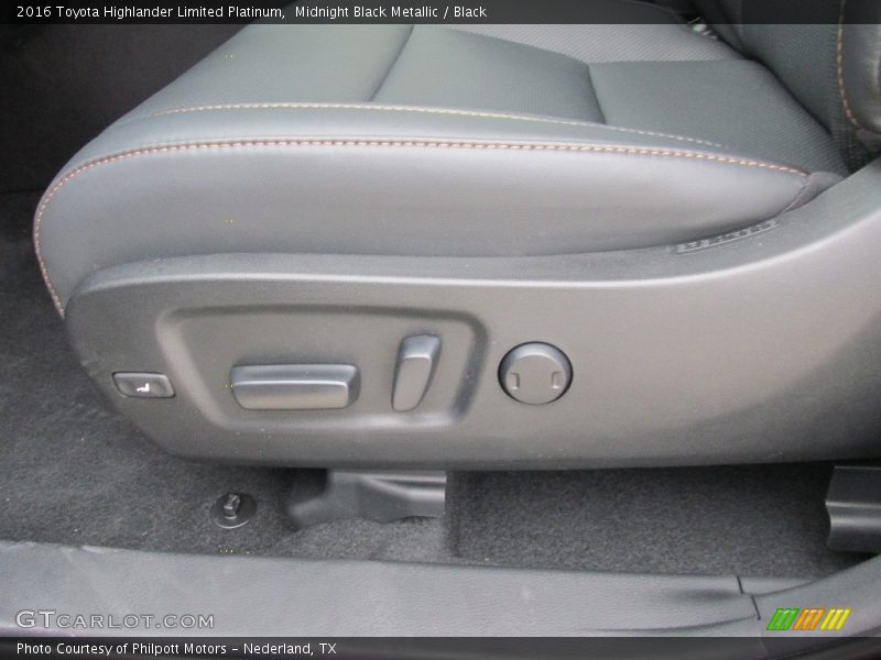 Midnight Black Metallic / Black 2016 Toyota Highlander Limited Platinum