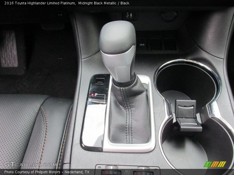 Midnight Black Metallic / Black 2016 Toyota Highlander Limited Platinum
