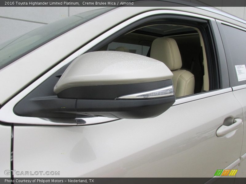 Creme Brulee Mica / Almond 2016 Toyota Highlander Limited Platinum