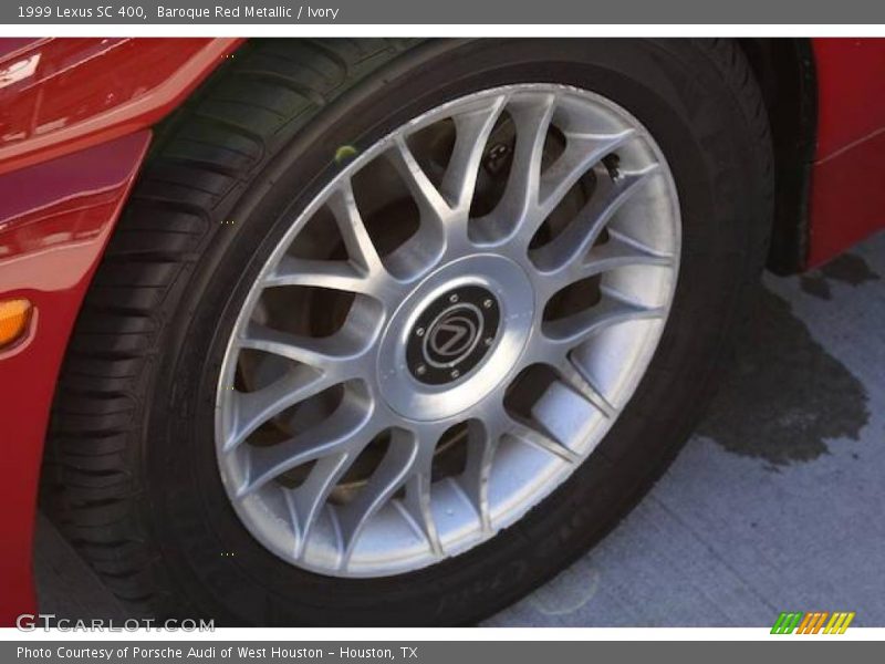Baroque Red Metallic / Ivory 1999 Lexus SC 400