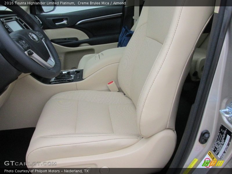 Creme Brulee Mica / Almond 2016 Toyota Highlander Limited Platinum
