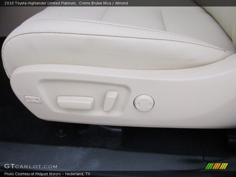 Creme Brulee Mica / Almond 2016 Toyota Highlander Limited Platinum