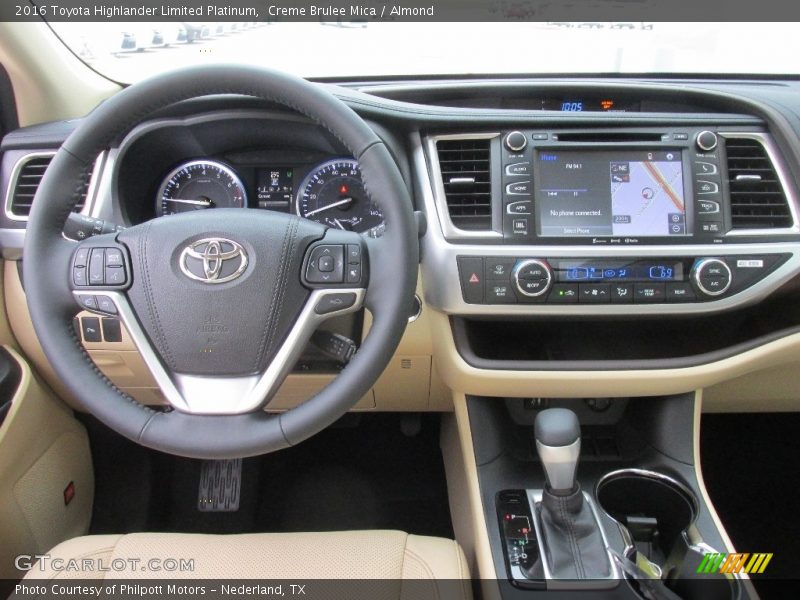 Creme Brulee Mica / Almond 2016 Toyota Highlander Limited Platinum