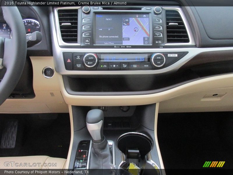 Creme Brulee Mica / Almond 2016 Toyota Highlander Limited Platinum