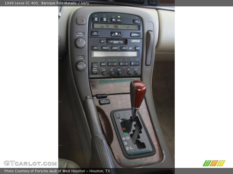 Baroque Red Metallic / Ivory 1999 Lexus SC 400