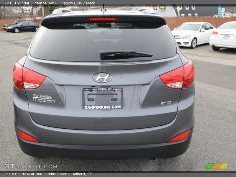 Shadow Gray / Black 2015 Hyundai Tucson SE AWD