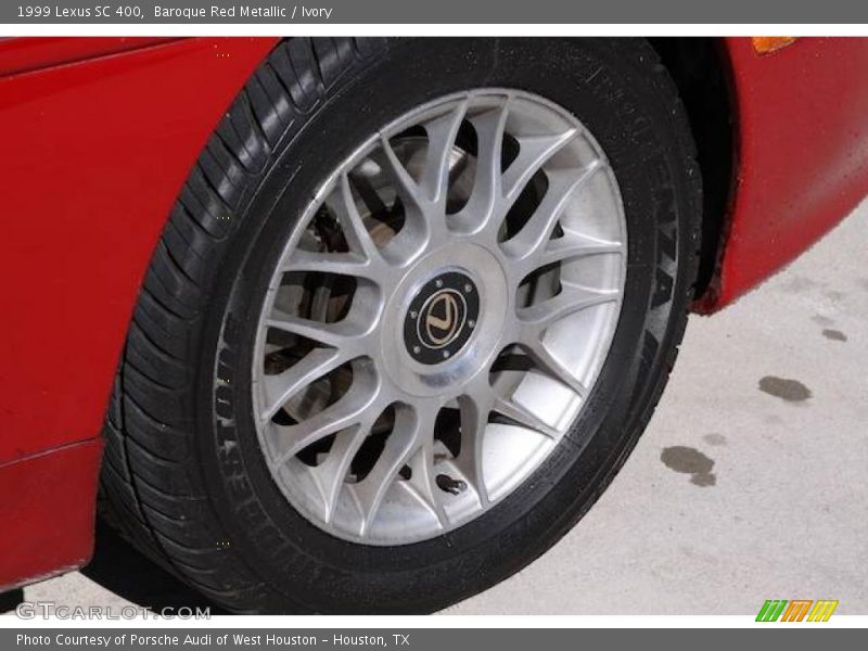 Baroque Red Metallic / Ivory 1999 Lexus SC 400