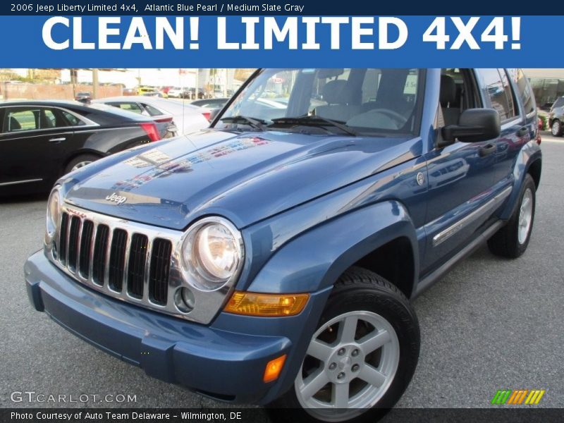 Atlantic Blue Pearl / Medium Slate Gray 2006 Jeep Liberty Limited 4x4