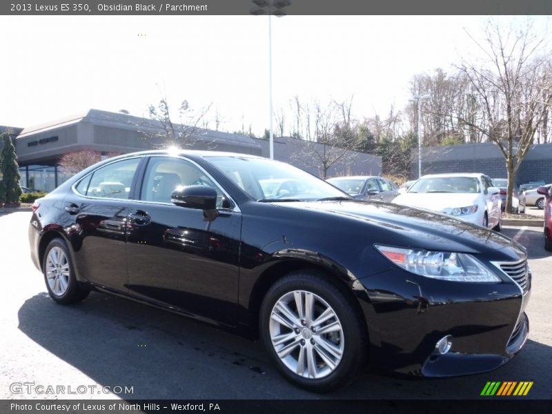 Obsidian Black / Parchment 2013 Lexus ES 350