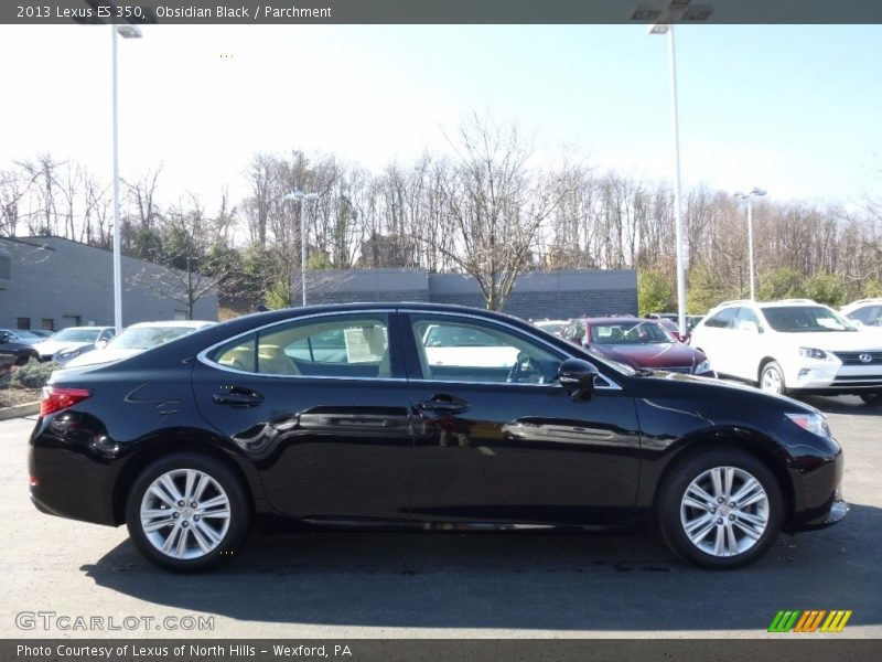 Obsidian Black / Parchment 2013 Lexus ES 350