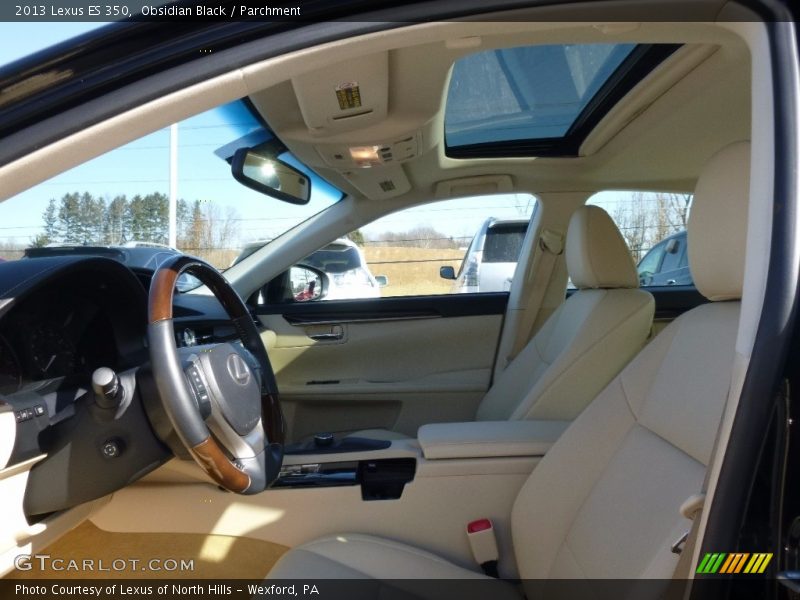 Obsidian Black / Parchment 2013 Lexus ES 350