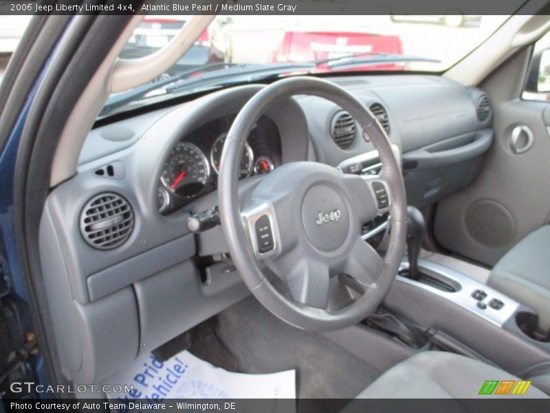 Atlantic Blue Pearl / Medium Slate Gray 2006 Jeep Liberty Limited 4x4