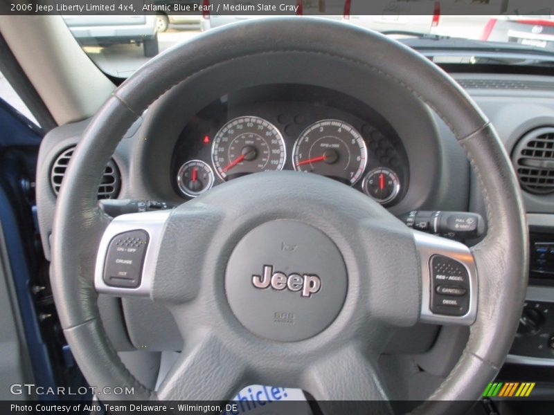 Atlantic Blue Pearl / Medium Slate Gray 2006 Jeep Liberty Limited 4x4