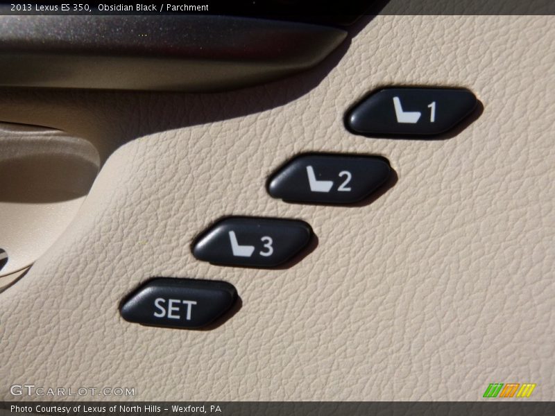 Obsidian Black / Parchment 2013 Lexus ES 350