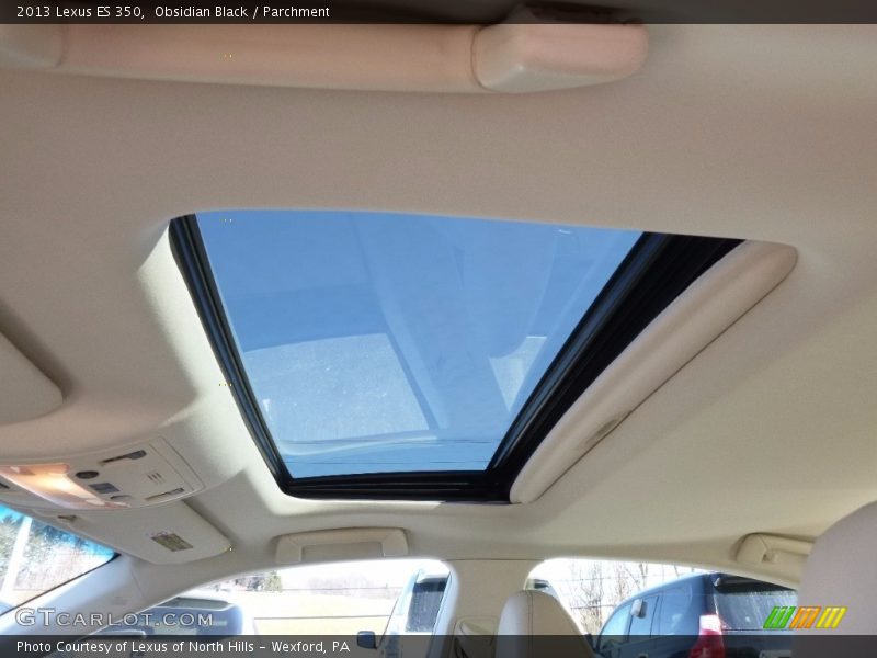 Obsidian Black / Parchment 2013 Lexus ES 350