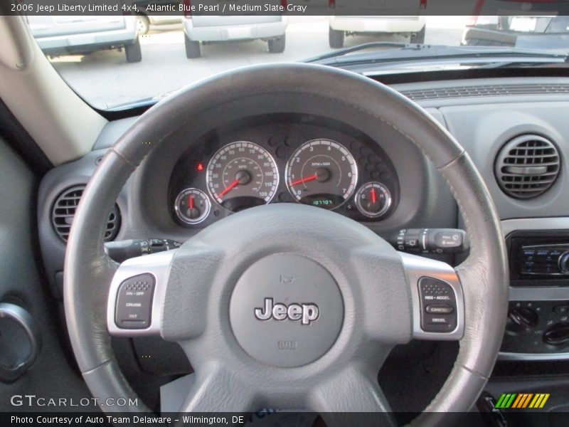 Atlantic Blue Pearl / Medium Slate Gray 2006 Jeep Liberty Limited 4x4