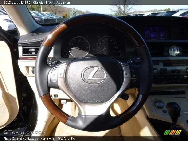 Obsidian Black / Parchment 2013 Lexus ES 350