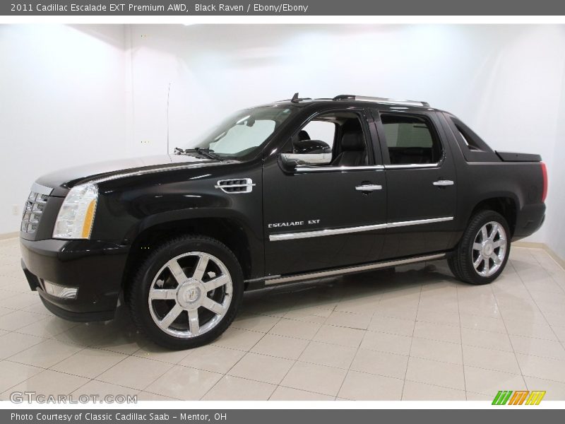 Black Raven / Ebony/Ebony 2011 Cadillac Escalade EXT Premium AWD