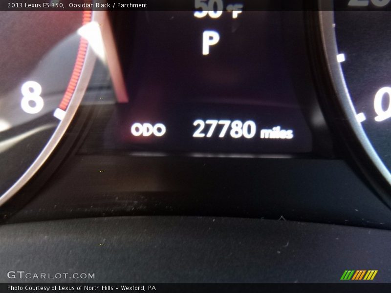 Obsidian Black / Parchment 2013 Lexus ES 350