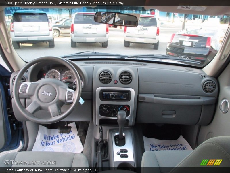 Atlantic Blue Pearl / Medium Slate Gray 2006 Jeep Liberty Limited 4x4