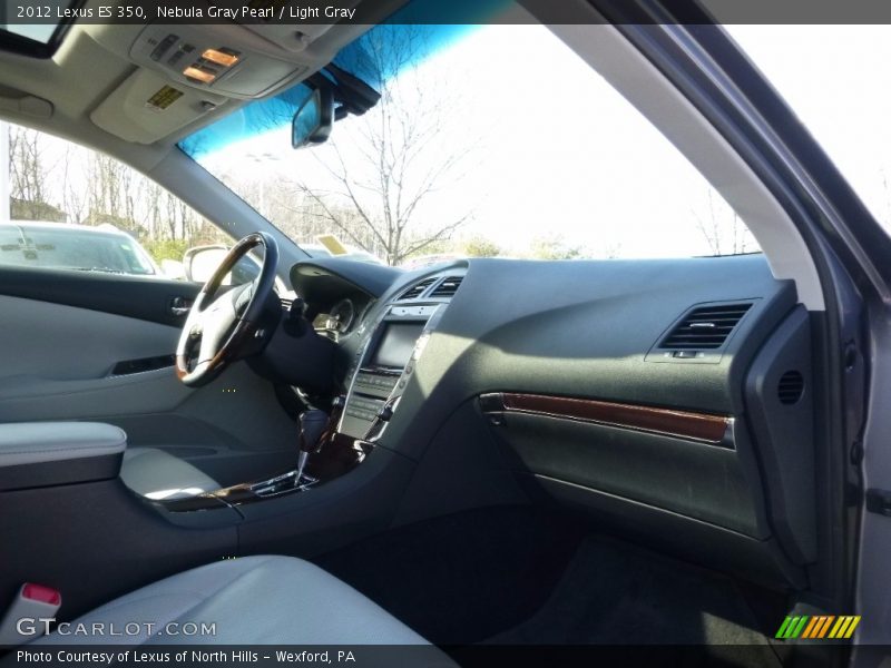 Nebula Gray Pearl / Light Gray 2012 Lexus ES 350
