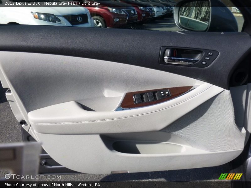Nebula Gray Pearl / Light Gray 2012 Lexus ES 350