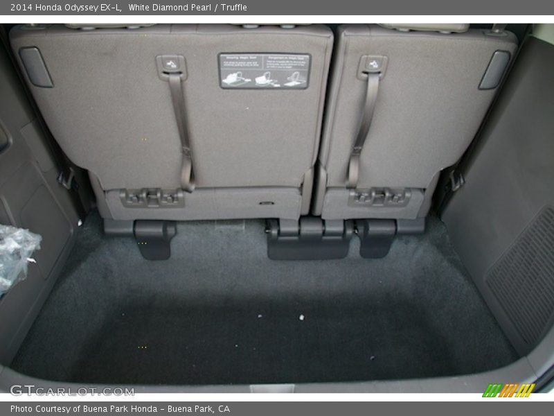 White Diamond Pearl / Truffle 2014 Honda Odyssey EX-L