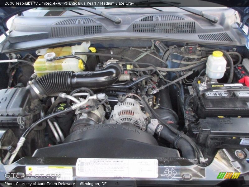 Atlantic Blue Pearl / Medium Slate Gray 2006 Jeep Liberty Limited 4x4